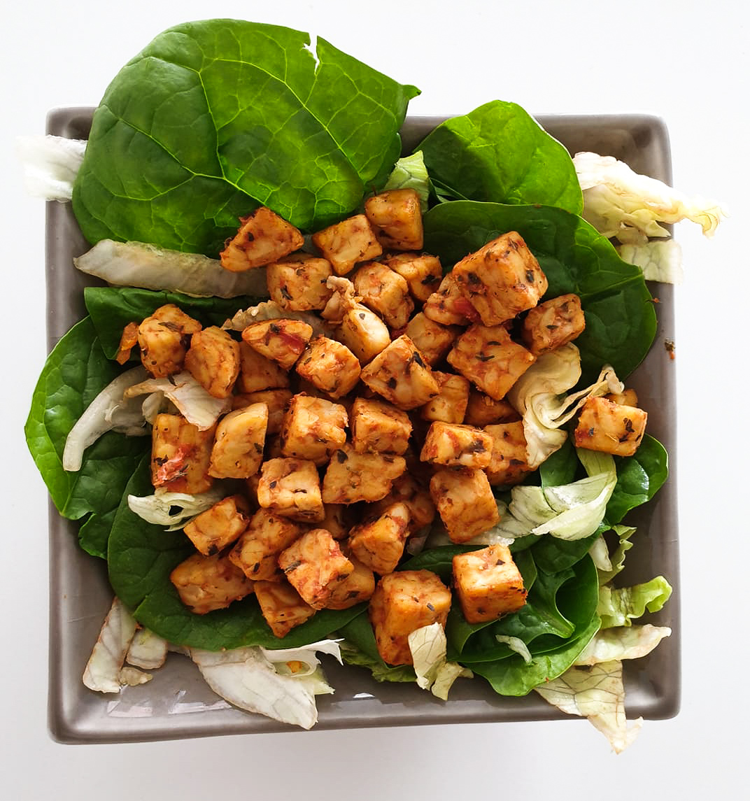 Italiaanse tempeh blokjes